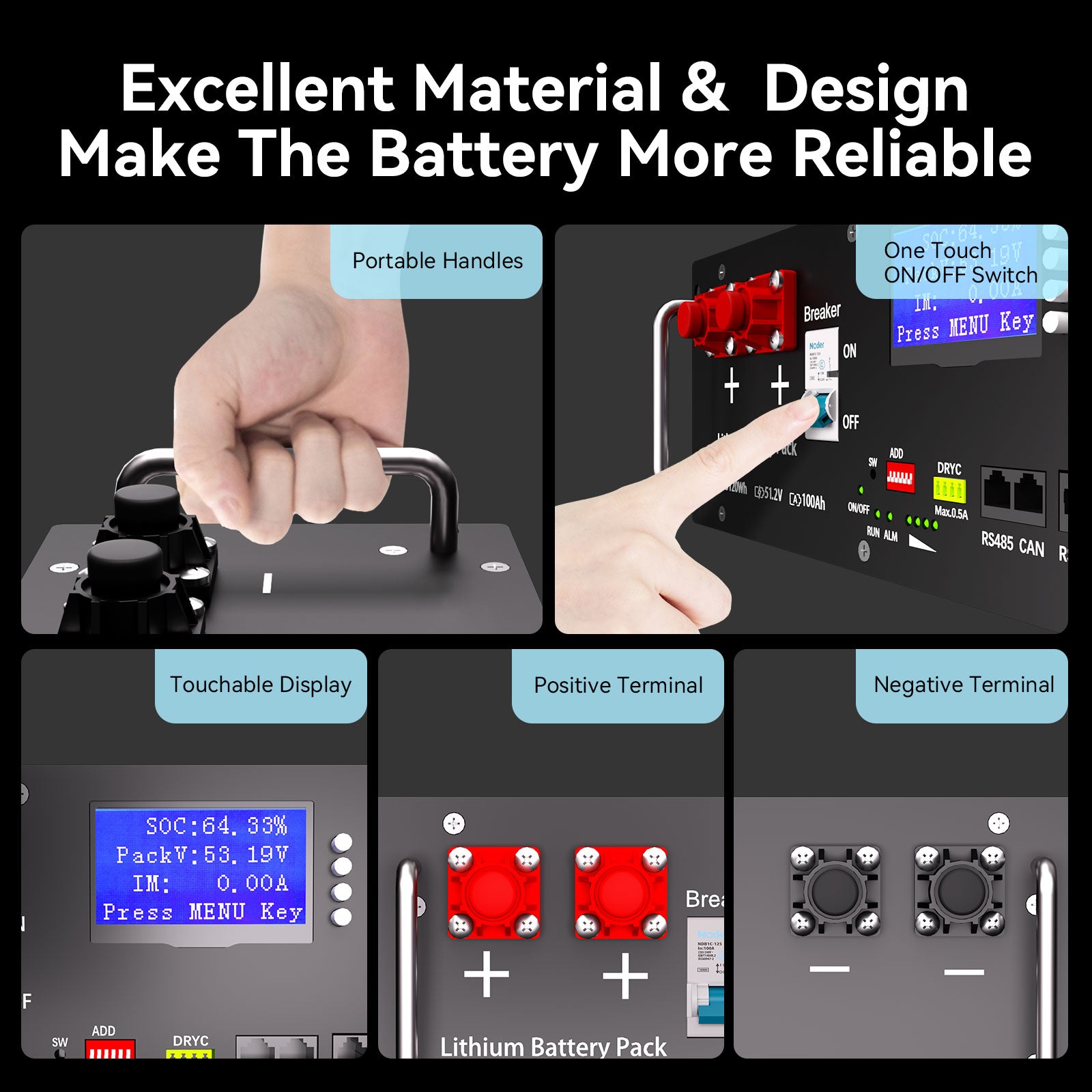 51.2V 100Ah Server Rack