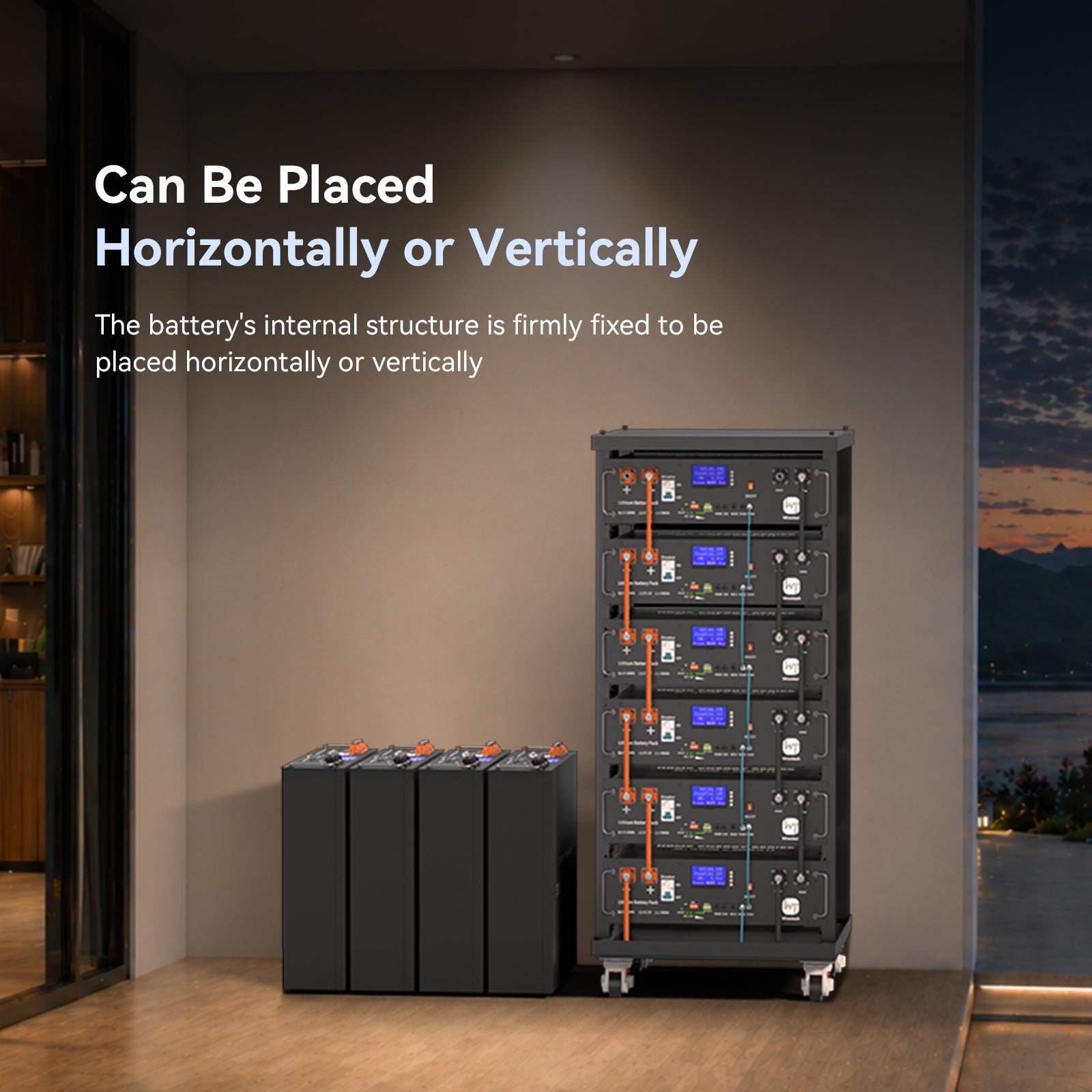 51.2V 100Ah Server Rack Battery
