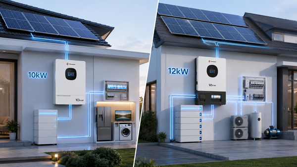 10kW vs 12kW Hybrid Inverter: Which One Is Right for Whole House Backup?