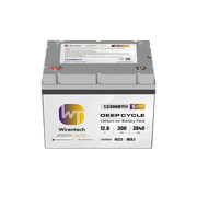 Wirentech 12V 300Ah Self-Heating Lithium Battery with Bluetooth and 250A BMS