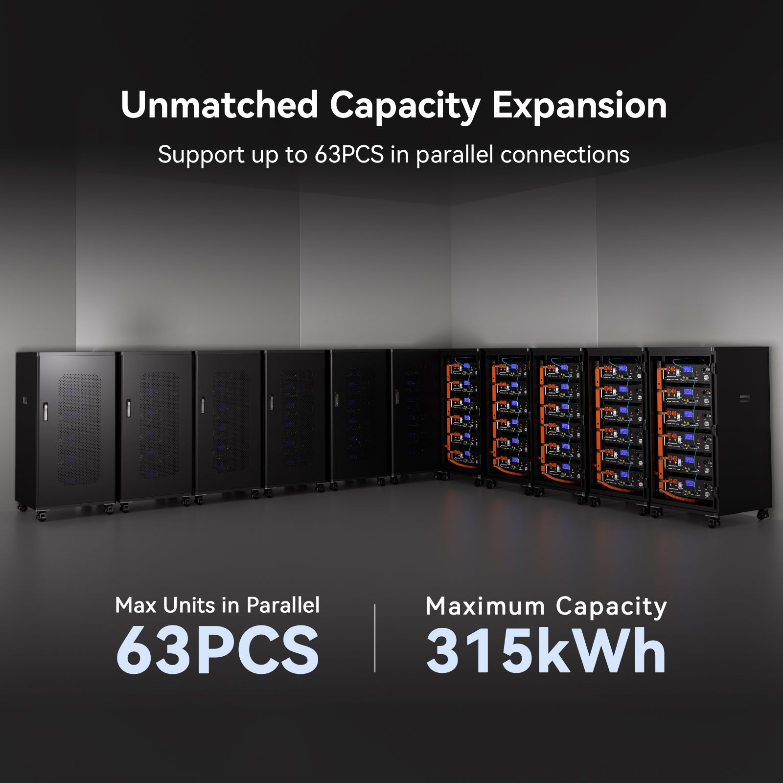 51.2V 100Ah Server Rack Battery